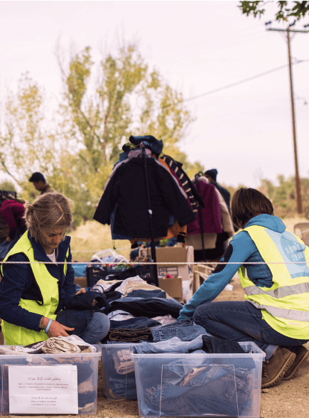 Sorting clothes